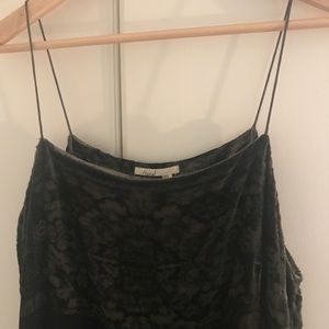 Velvet dress from Anthropologie